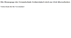 Desktop Screenshot of gs-gruenwinkel.de