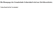 Tablet Screenshot of gs-gruenwinkel.de